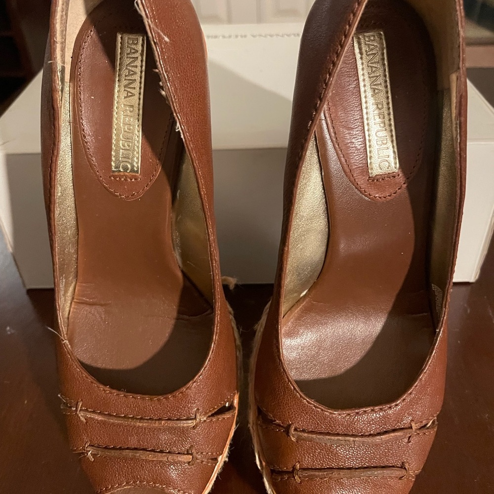 High heal espadrilles, size 6
